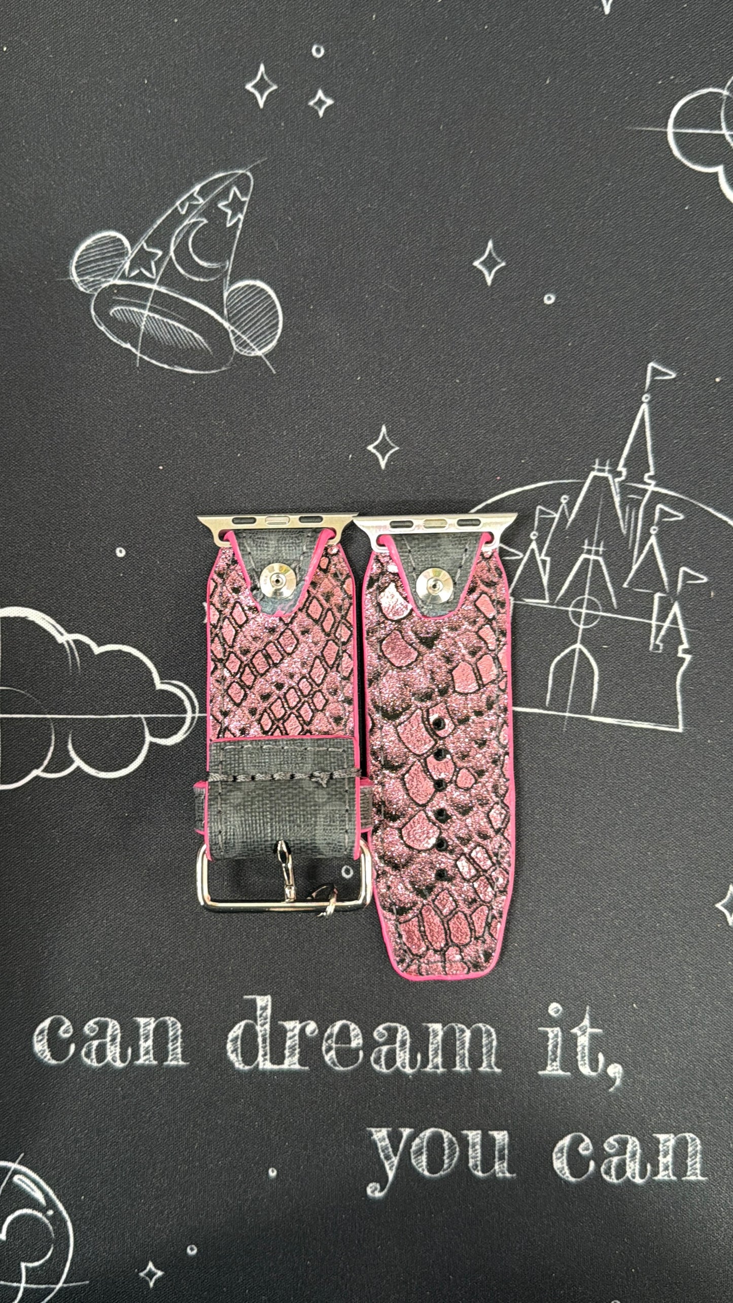 Blemished-OTD-Alpha-Authentic Upcycled Shadow Black Webb GG(Pink)