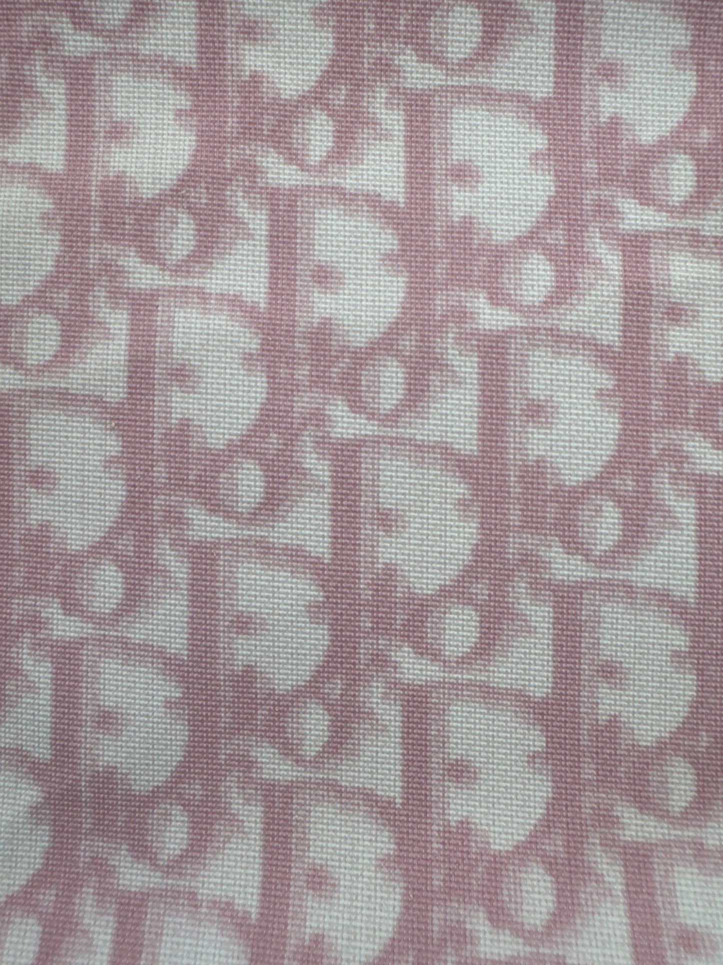 Authentic Upcylced Solid Pink Dior