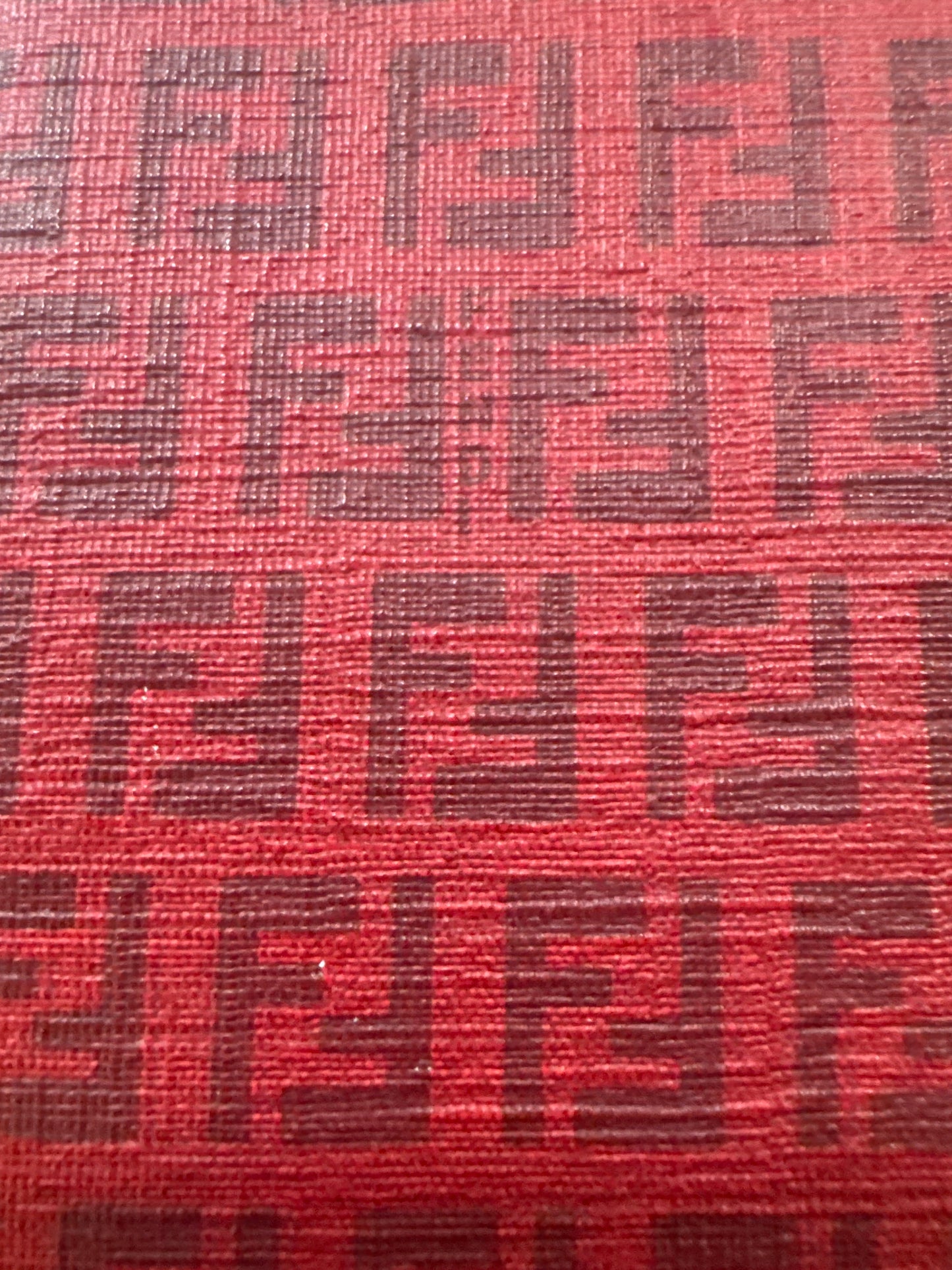 Auténtico mini Fendi rojo reciclado