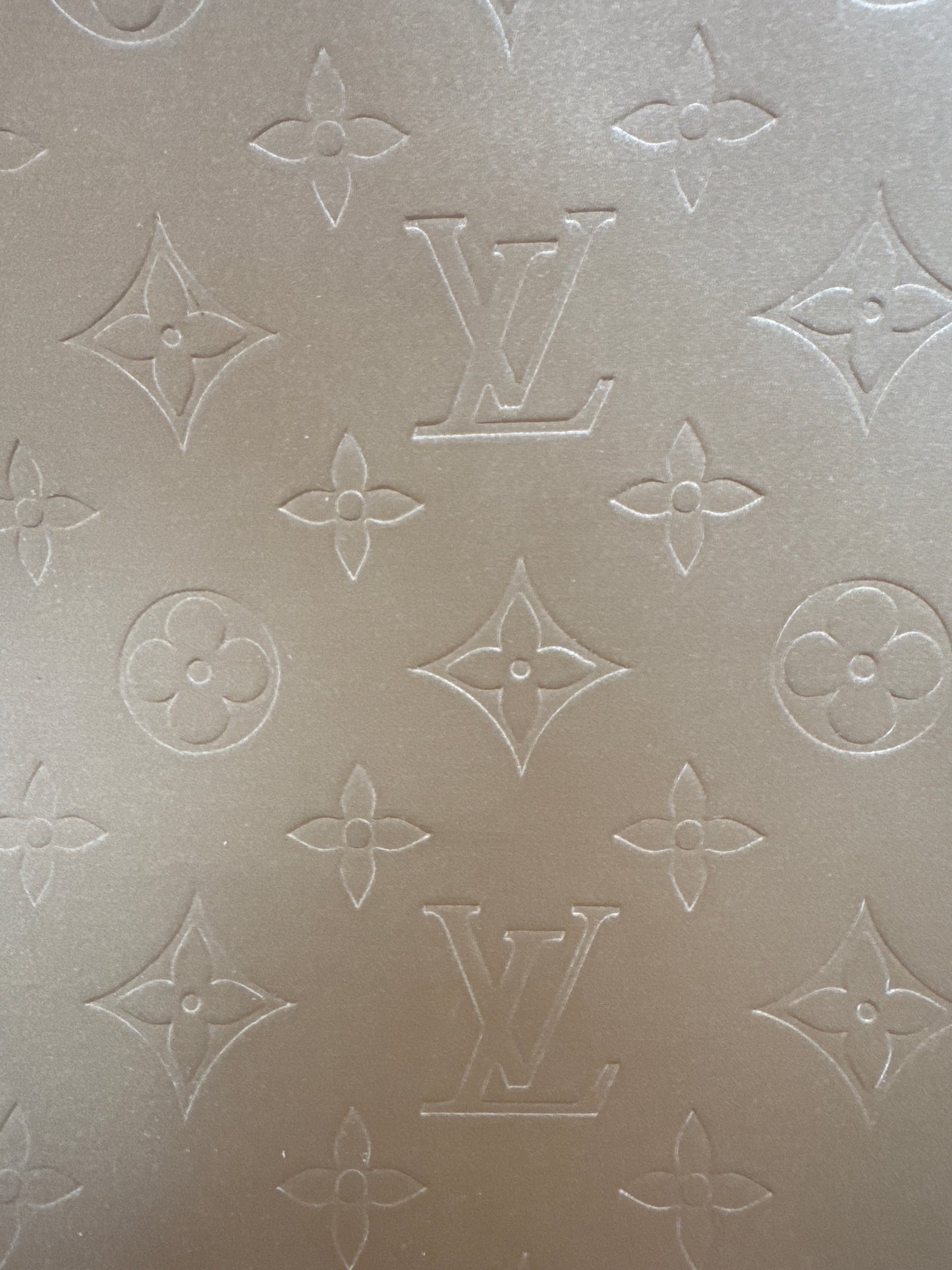 Authentic Upcycled LV Gold Matte Vernis