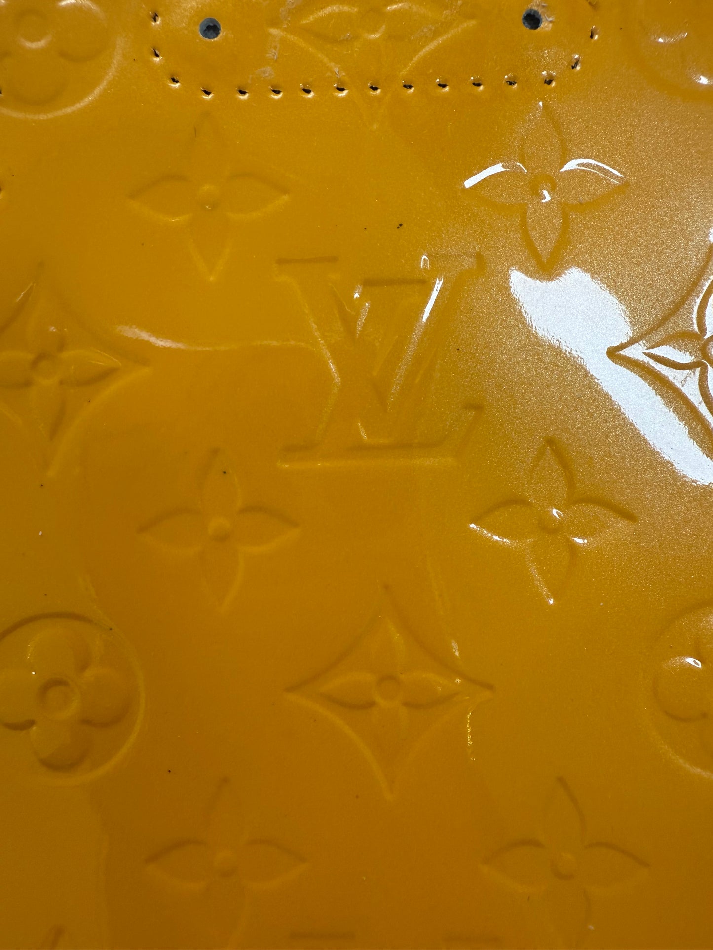 Blemished Authentic Upcycled LV Mango Vernis