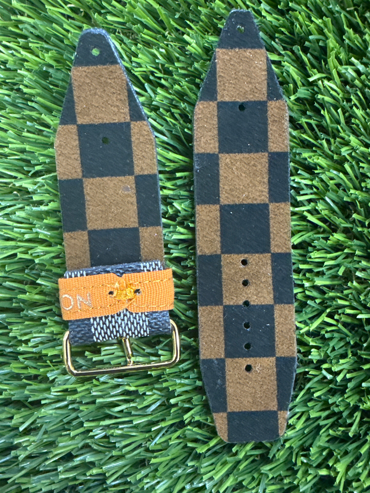 OTD- Beta- Mustard-Authentic LV Damier Black and White Couleur