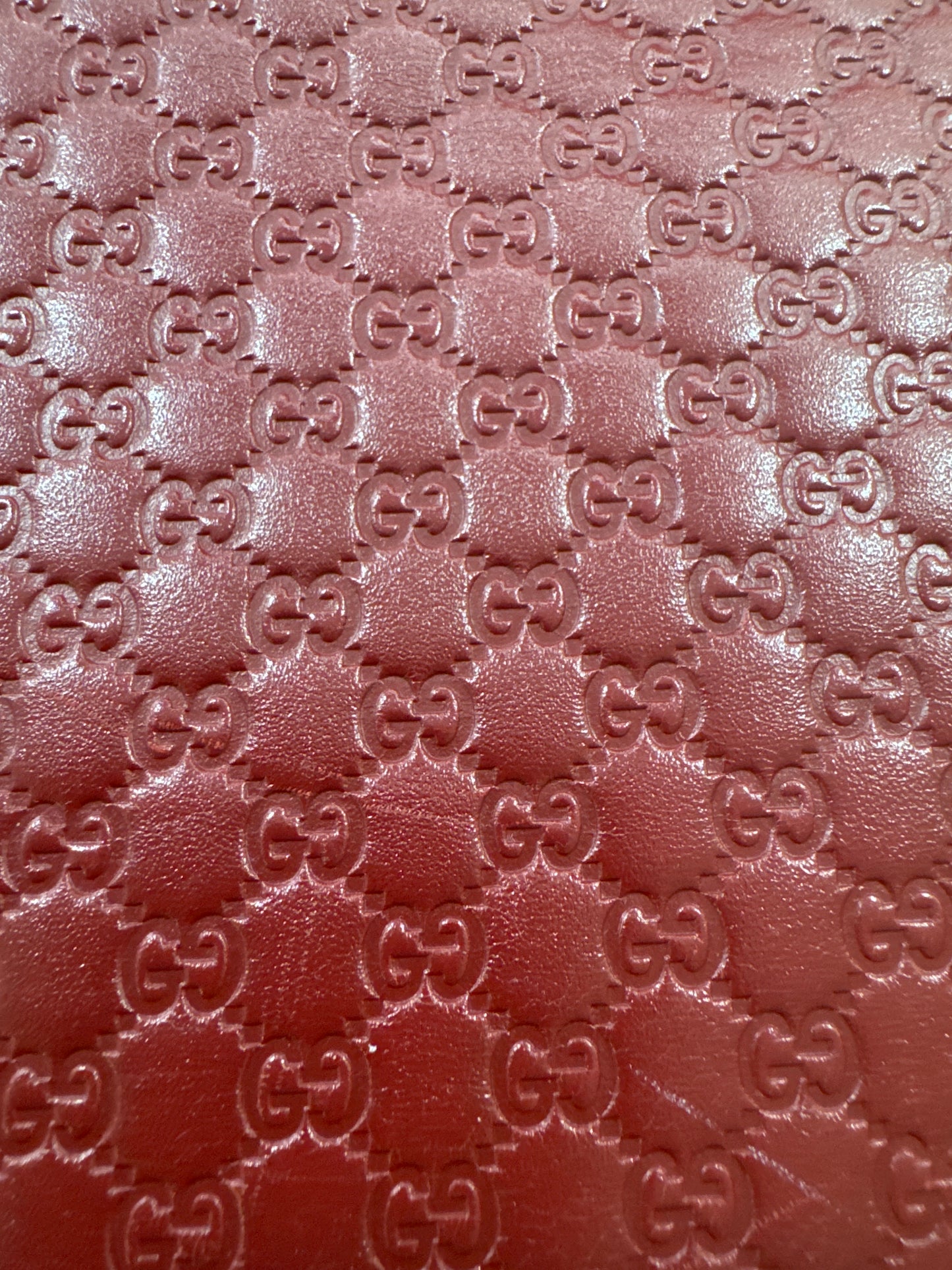 Authentic Upcycled Brick Red Micro GG