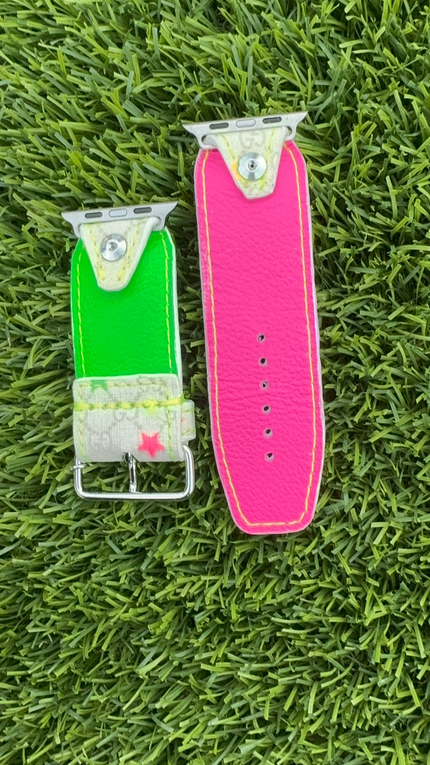 Authentic Upcycled Micro GG Mini Neon Stars