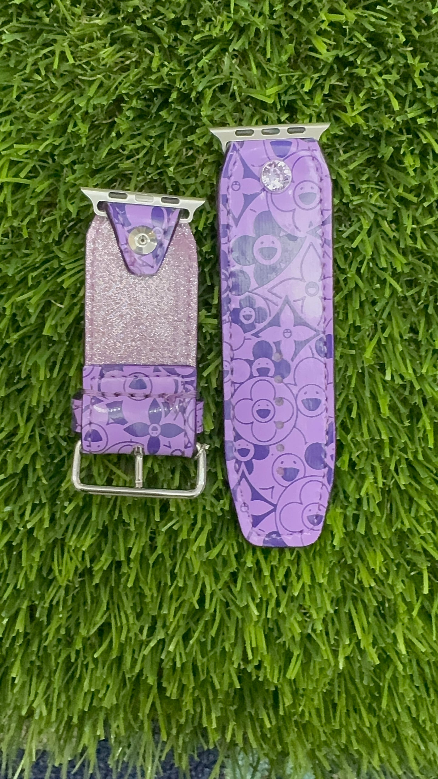 Authentic Upcycled LV Purple Cosmic Blossom