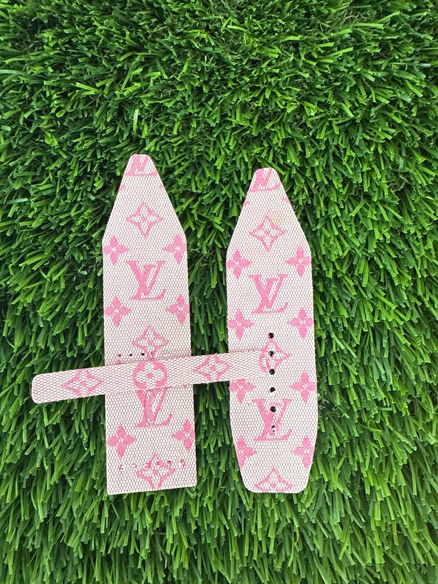 Blemish (Discoloration) LC-Alpha Authentic Upcycled Pretty in Pink LV Mini Lin