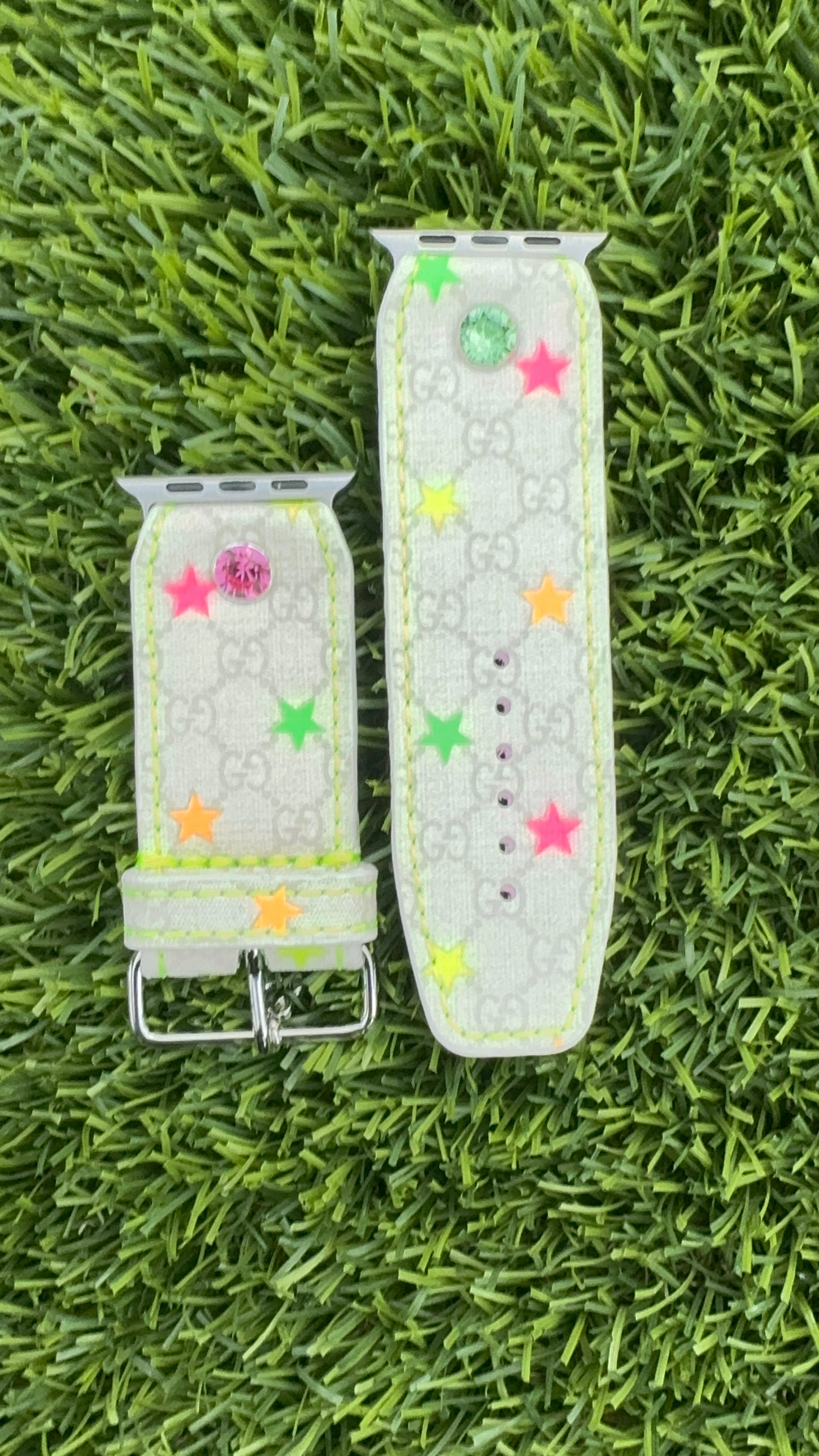 Authentic Upcycled Micro GG Mini Neon Stars