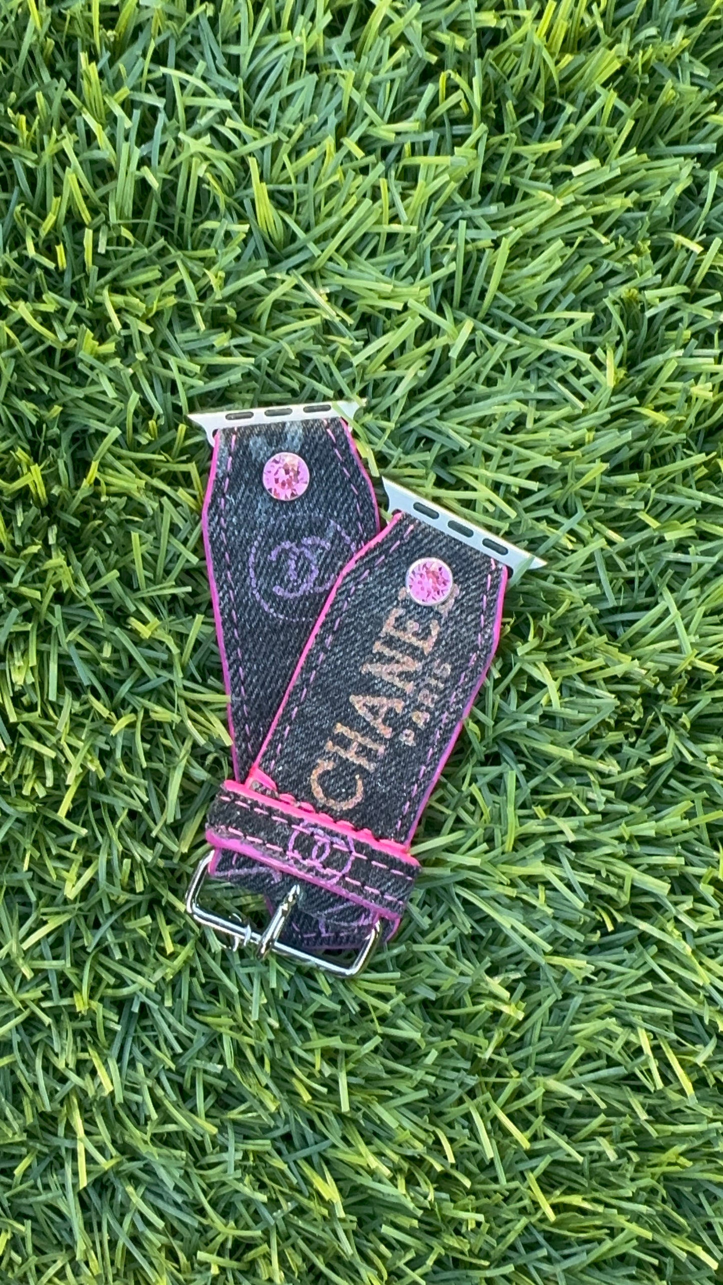 Authentic Upcycled Chanel Black Denim
