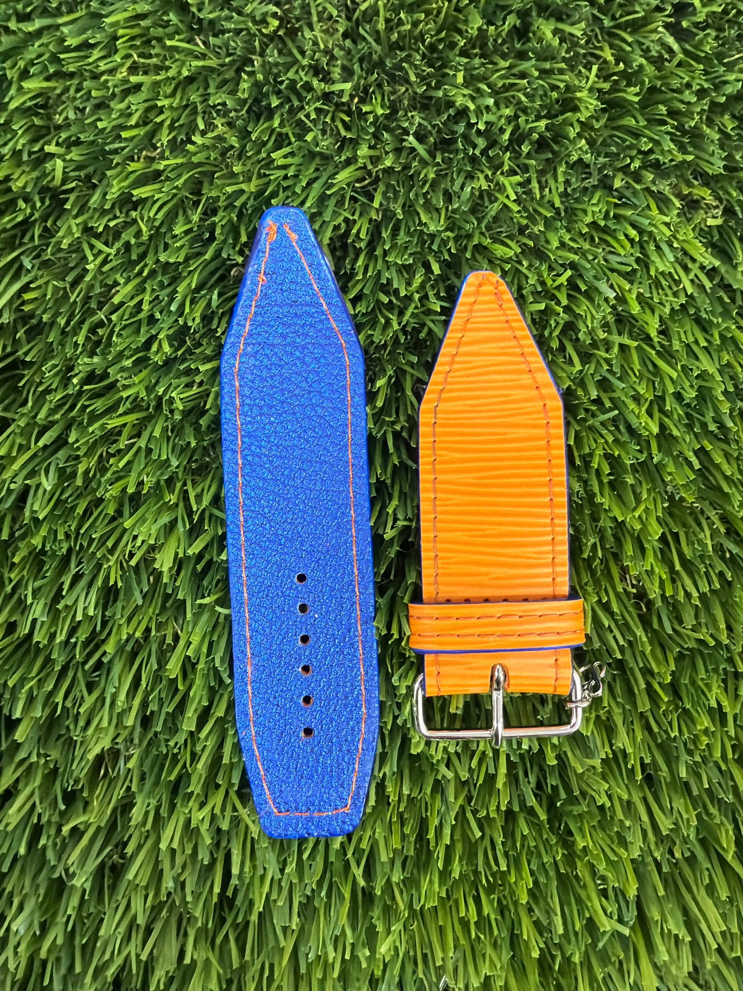 OTD-Beta- Blue Edge-LV Epi Vintage in Mandarin Orange Leather