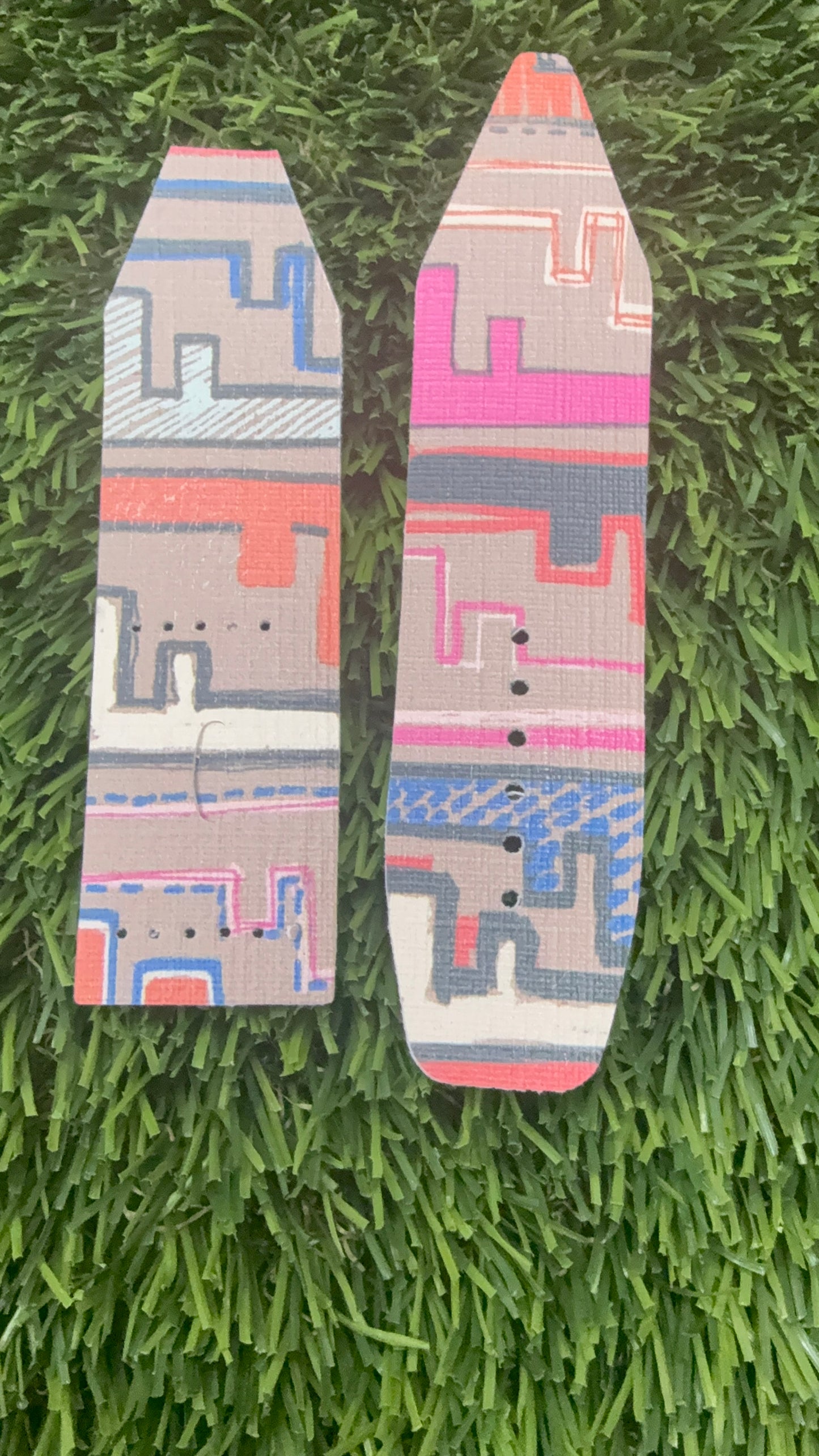 Blemished-LC-Beta (Mint F) Authentic Upcycled Tan Colorful Fendi