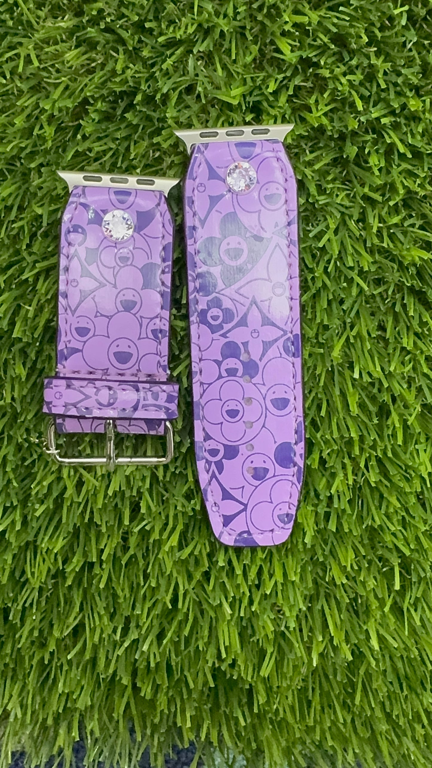 Authentic Upcycled LV Purple Cosmic Blossom