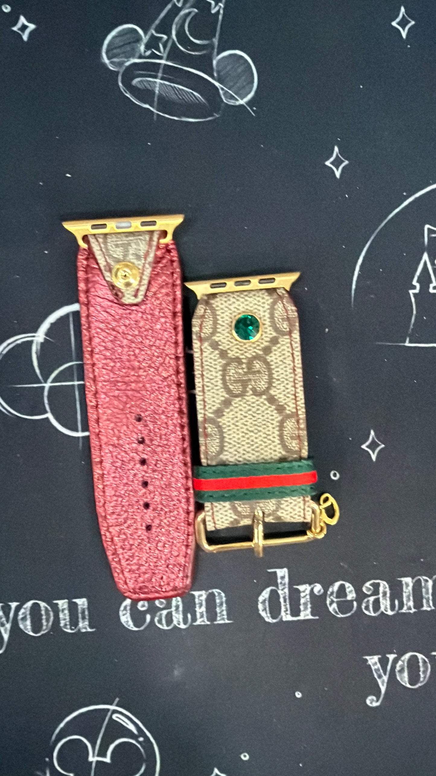 Blemished-Beta-Authentic Upcycled Traditional Brown Webb Gucci