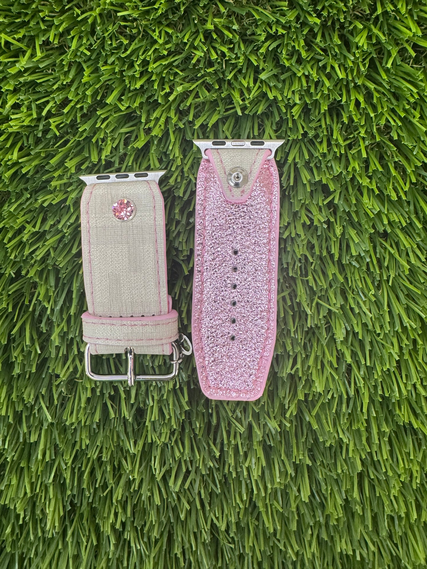 OTD- Alpha-Pink-Authentic Upcycled Ivory Fendi