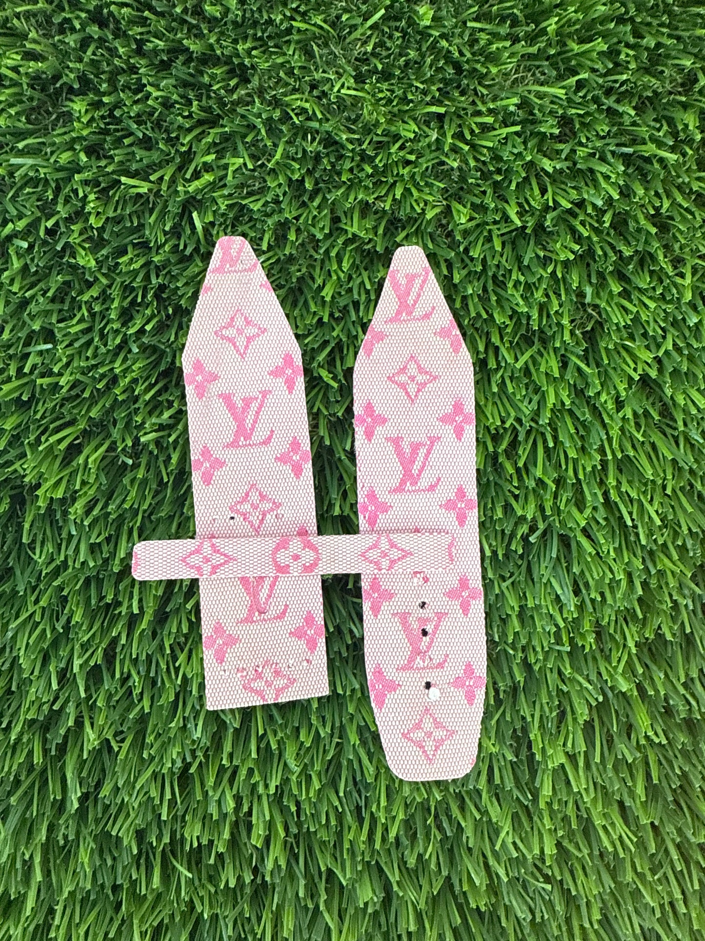 Blemish (Discoloration) LC-Beta-2nd cut-Authentic Upcycled Pretty in Pink LV Mini Lin