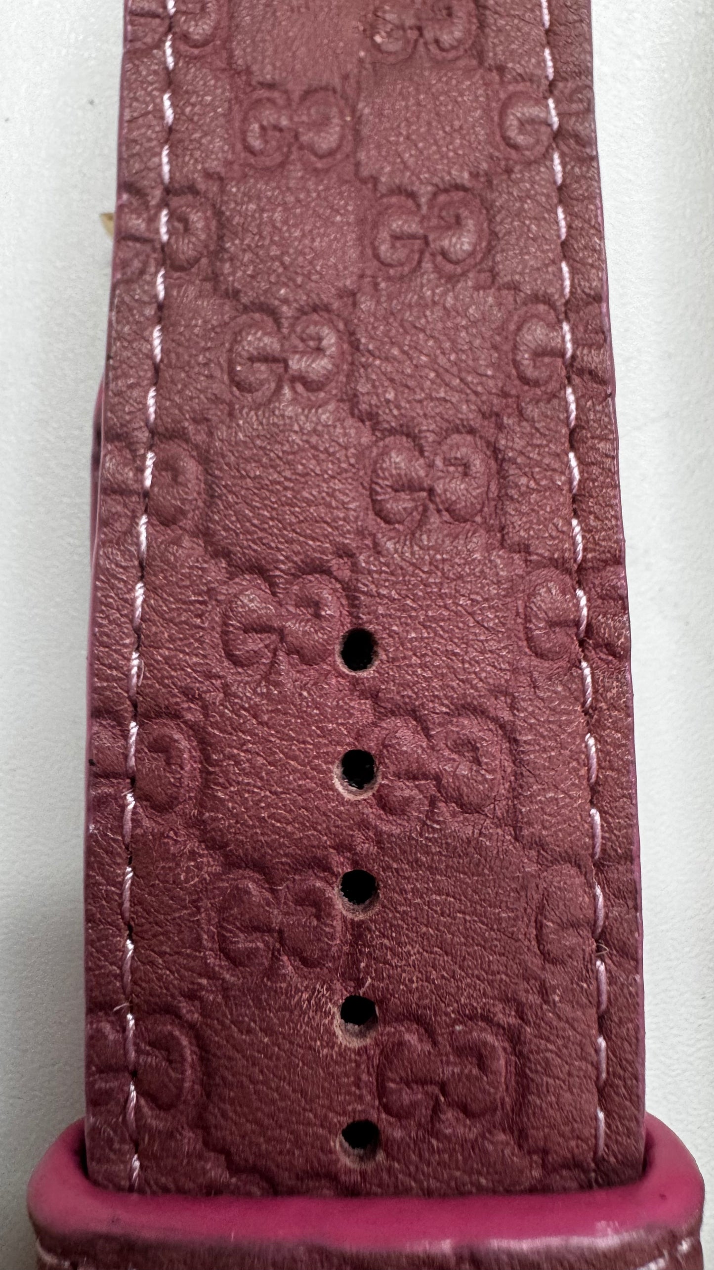 OTD Blemished Authentic Upcycled Mauve Pink Micro GG