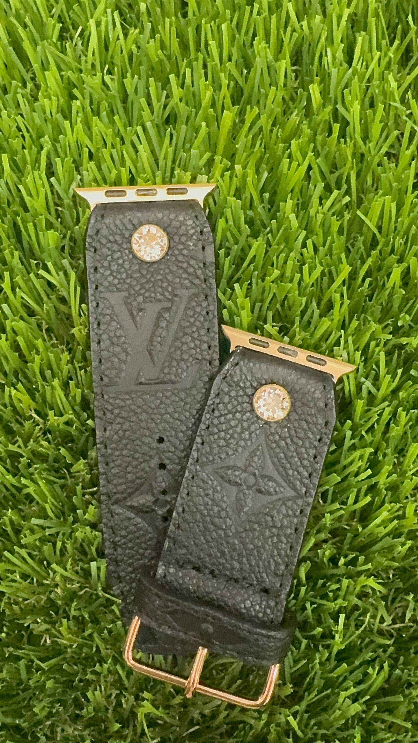 Authentic Upcycled LV Rare Black Empreinte