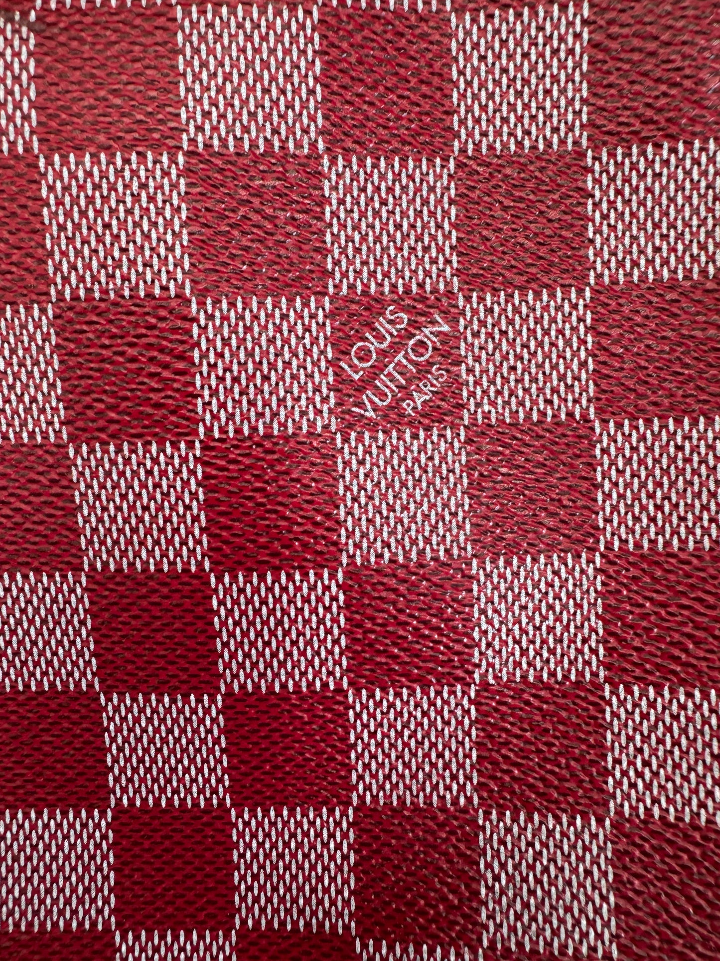 Authentic LV Damier Red Couleur