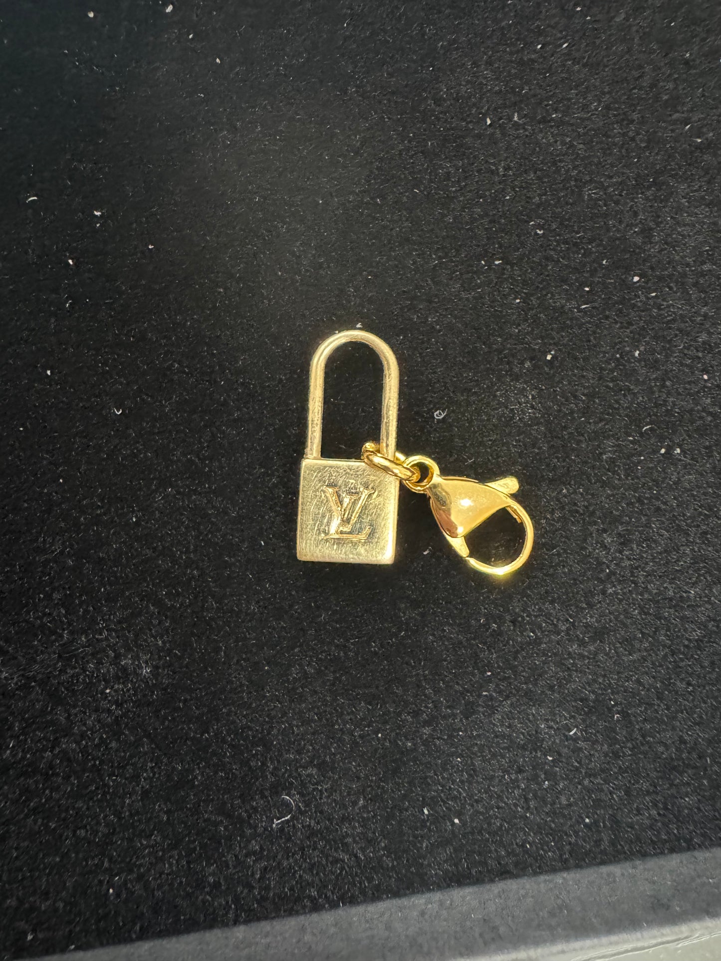 LV Lock Charm