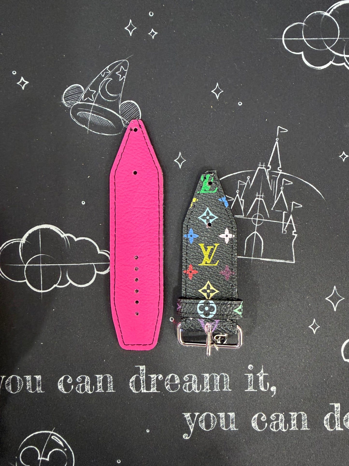 OTD- Beta-Authentic Upcycled LV Black Multicolor Mini