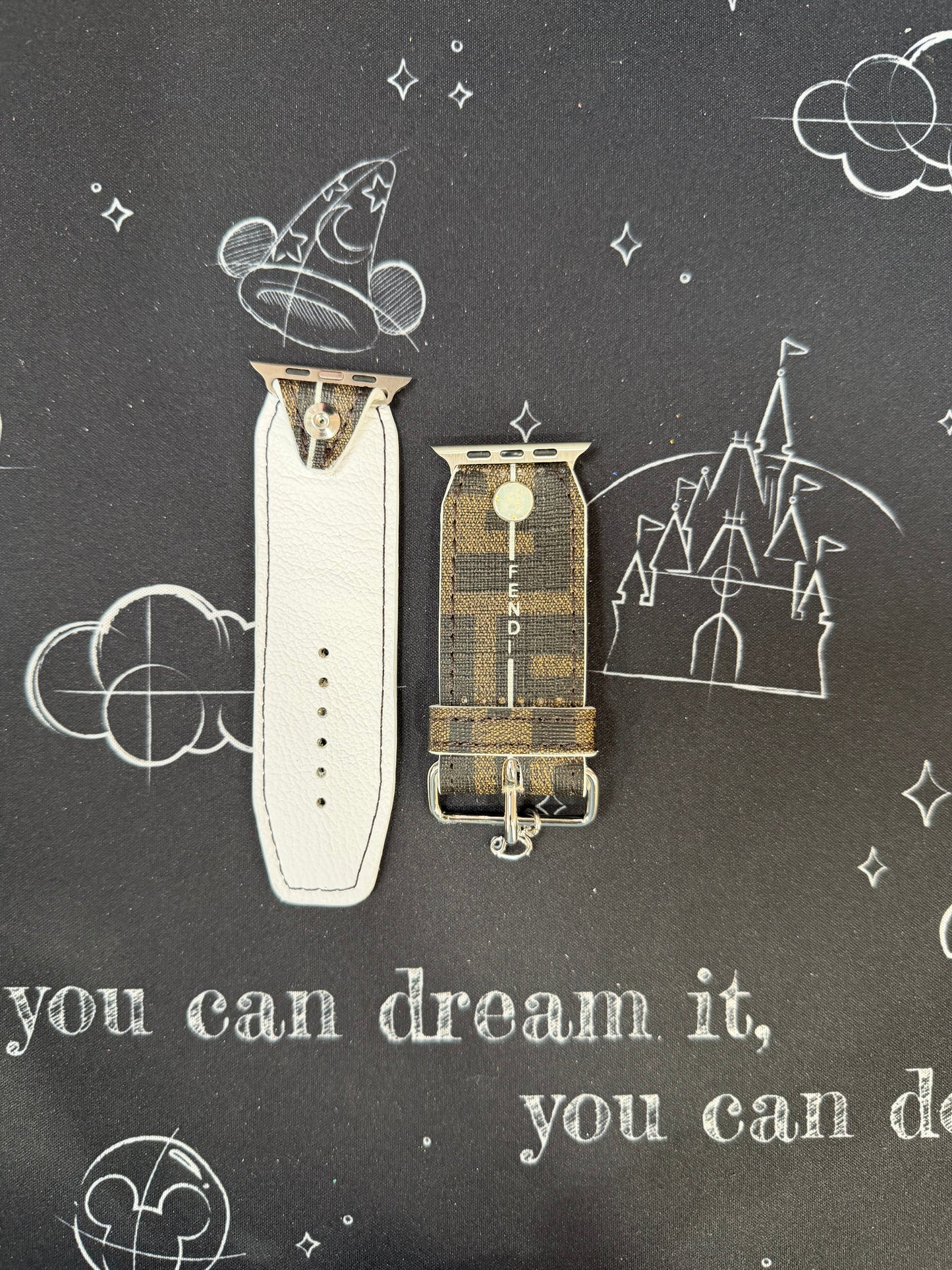 Blemished_Beta_Authentic Upcycled Fendi White Stripe