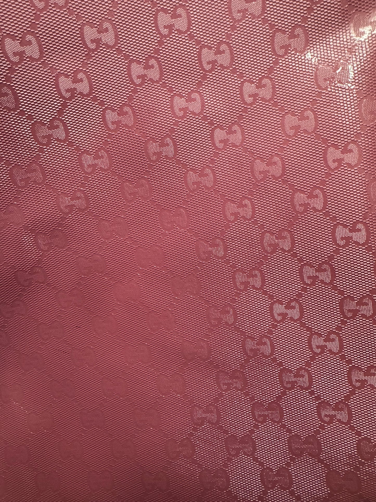 Authentic Upcycled Raspberry Beret Pink GG Imprime