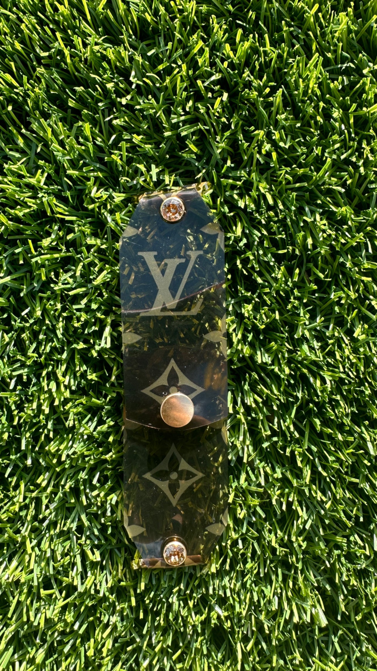 Authentic Upcycled LV Cabas Ambre With Logo