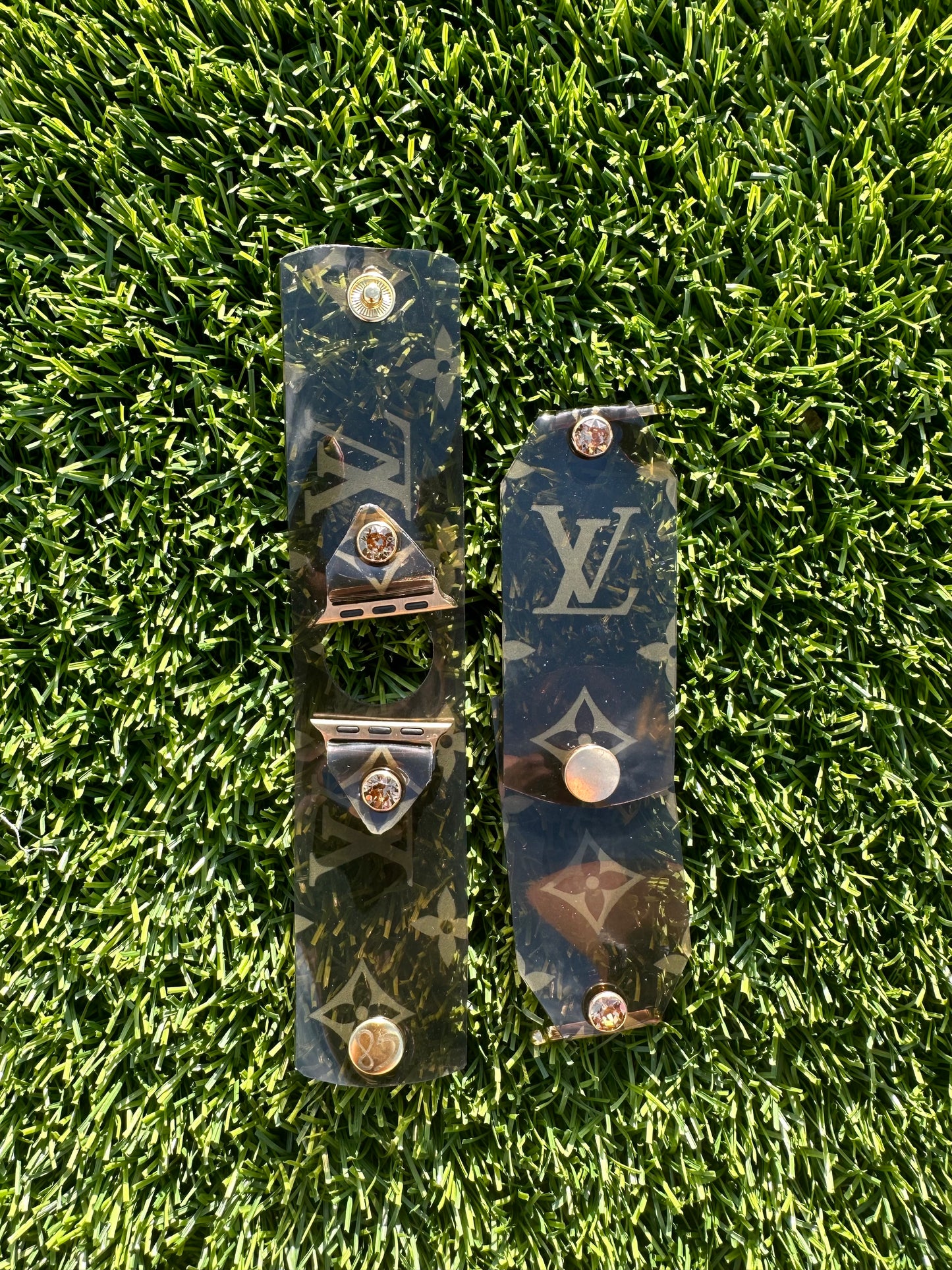 Authentic Upcycled LV Cabas Ambre With Logo