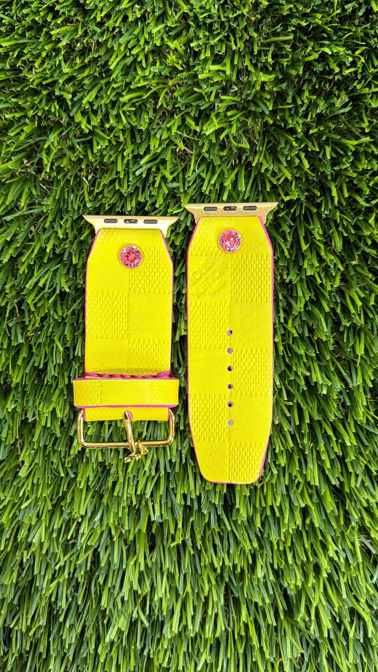 OTD-Authentic Upcycled Yellow Damier Infini