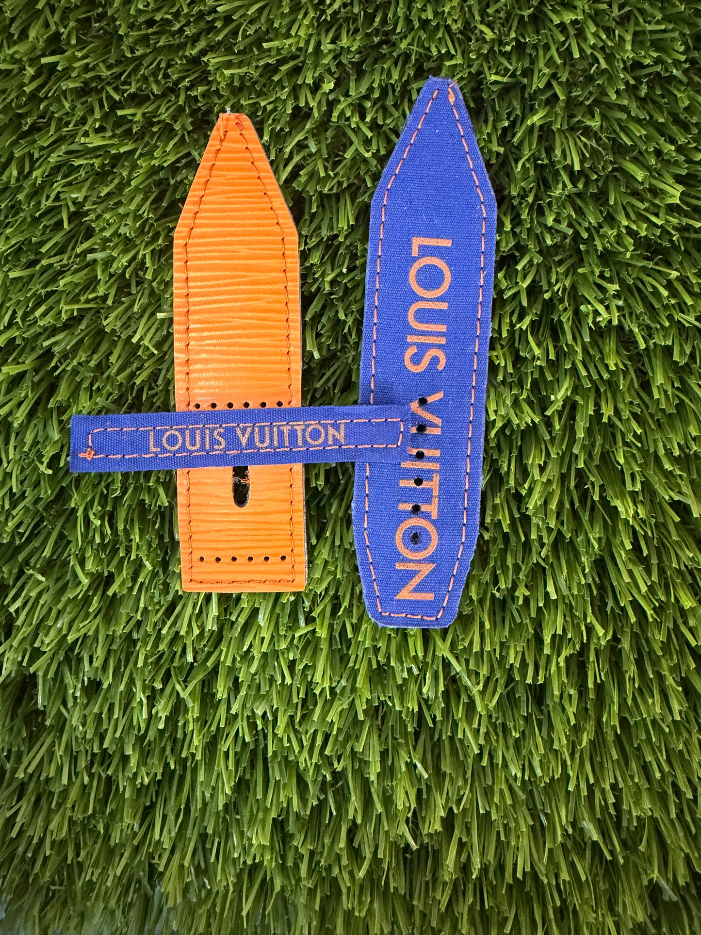 OTD-LV Epi Vintage in Mandarin Orange Leather Buckle with LV Ribbon