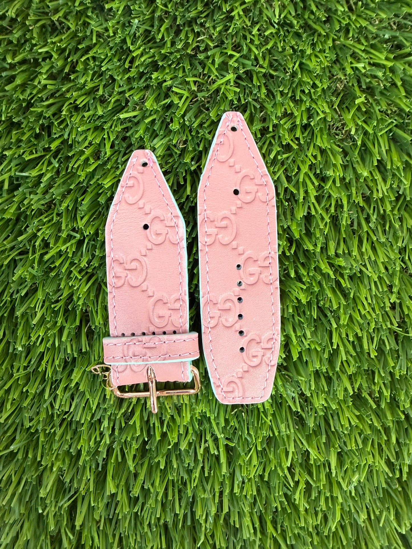OTD-Authentic Upcycled Dusty Rose GG with Mint Green