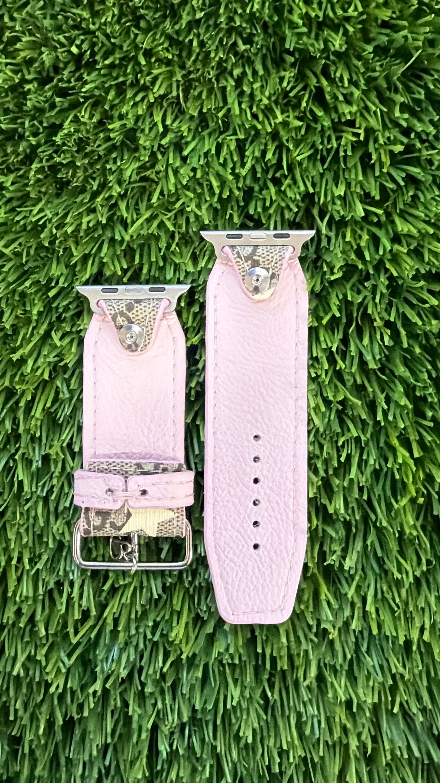 OTD-Authentic Upcycled GG Ivory Stars with Baby Pink