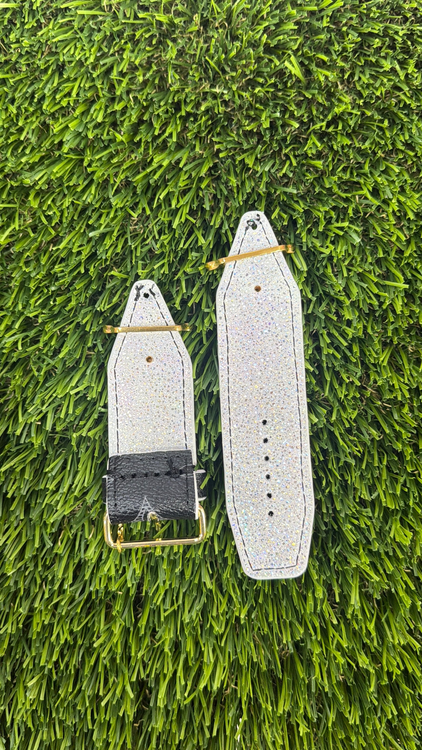 OTD-Beta-Authentic Upcycled Rare Black and Gray Shadow LV Monogram w/Vivi (White)