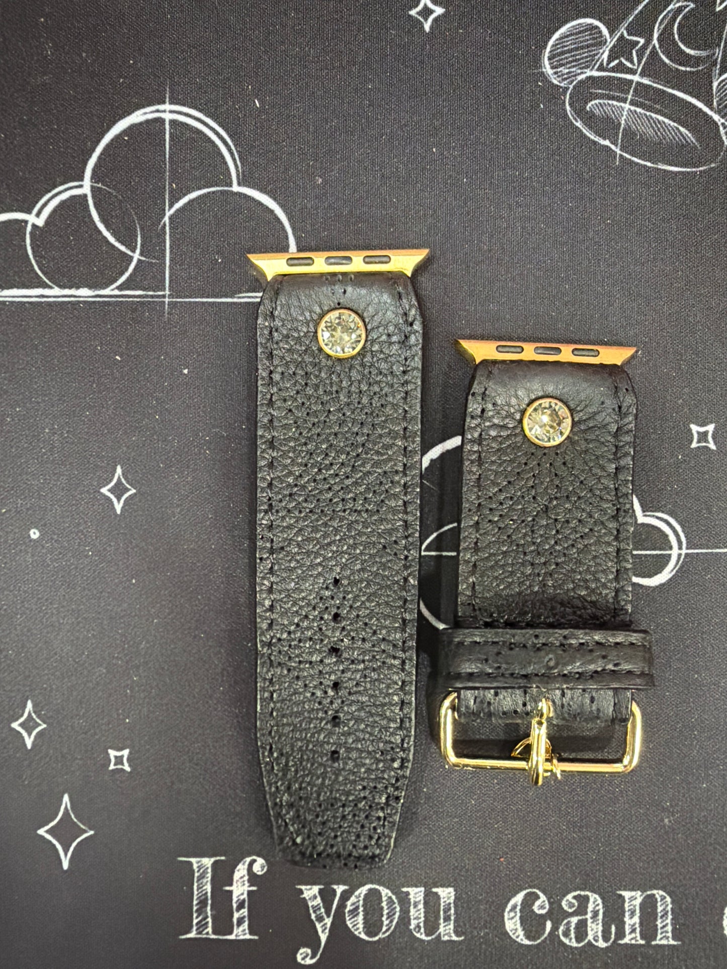 Authentic Upcycled LV Black Mahina