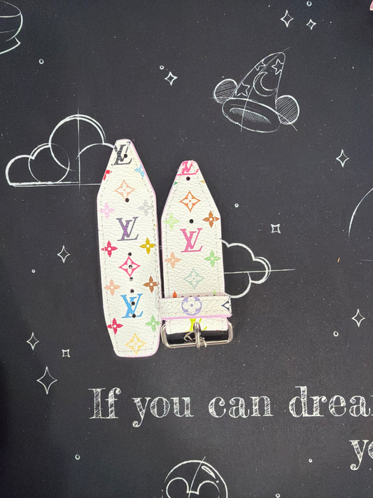 Blemished- ALPHA-Authentic Upcycled LV White Multicolor Mini