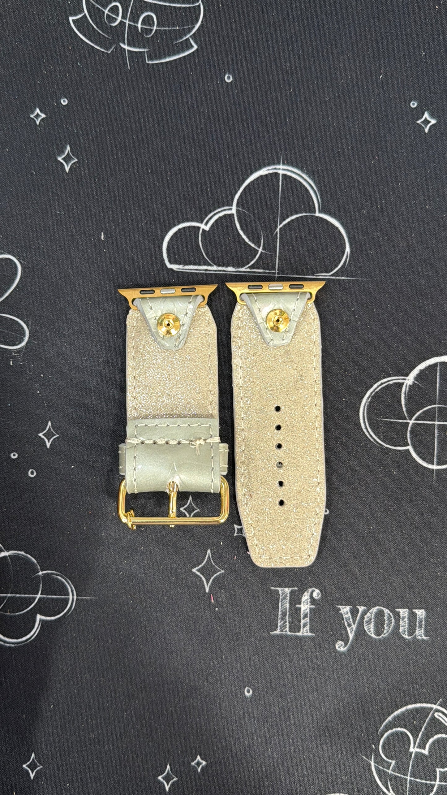 Authentic Upcycled LV Blanc Corail (White Coral) Vernis