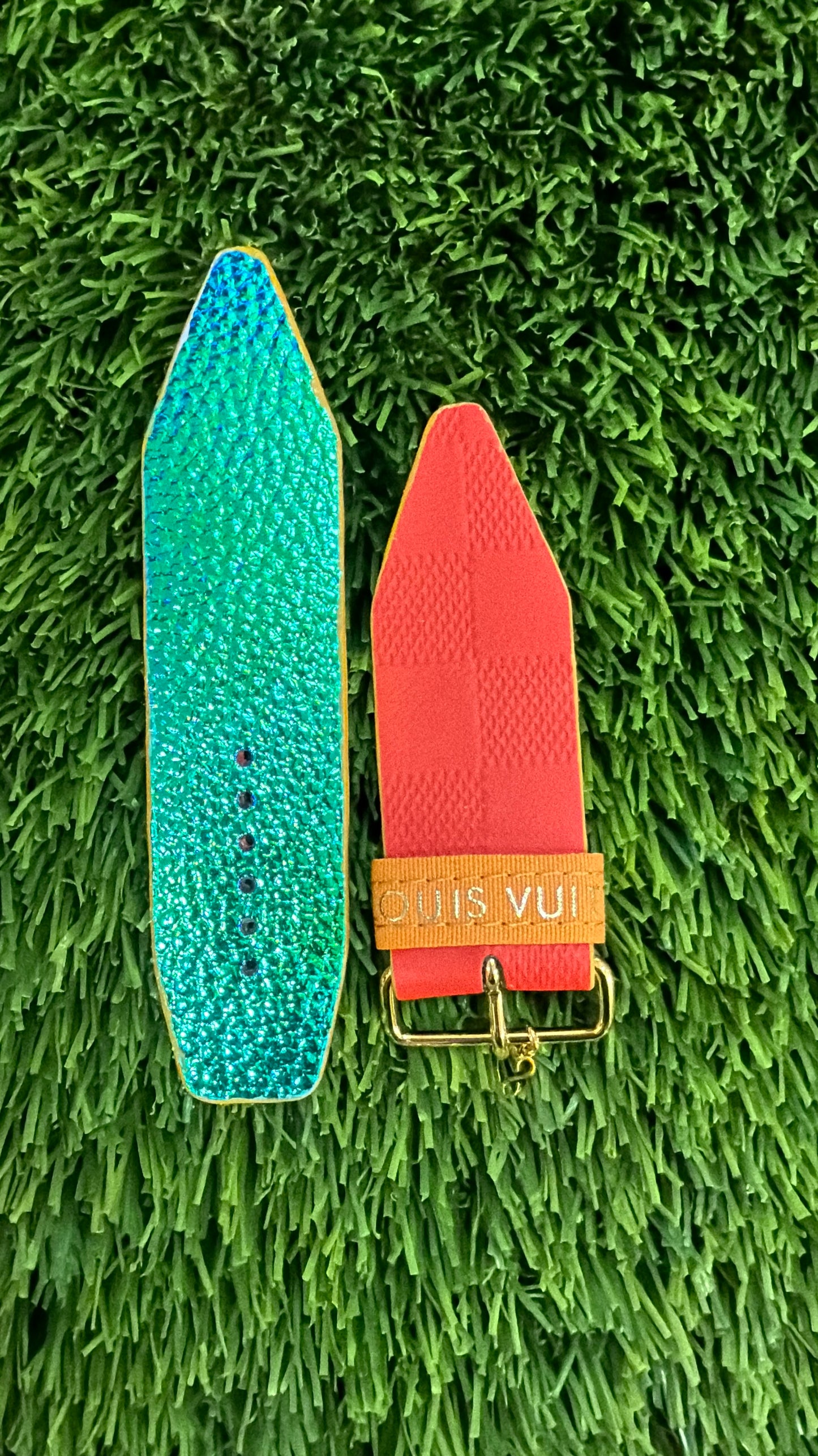 OTD-Authentic Upcycled Orange Damier Infini