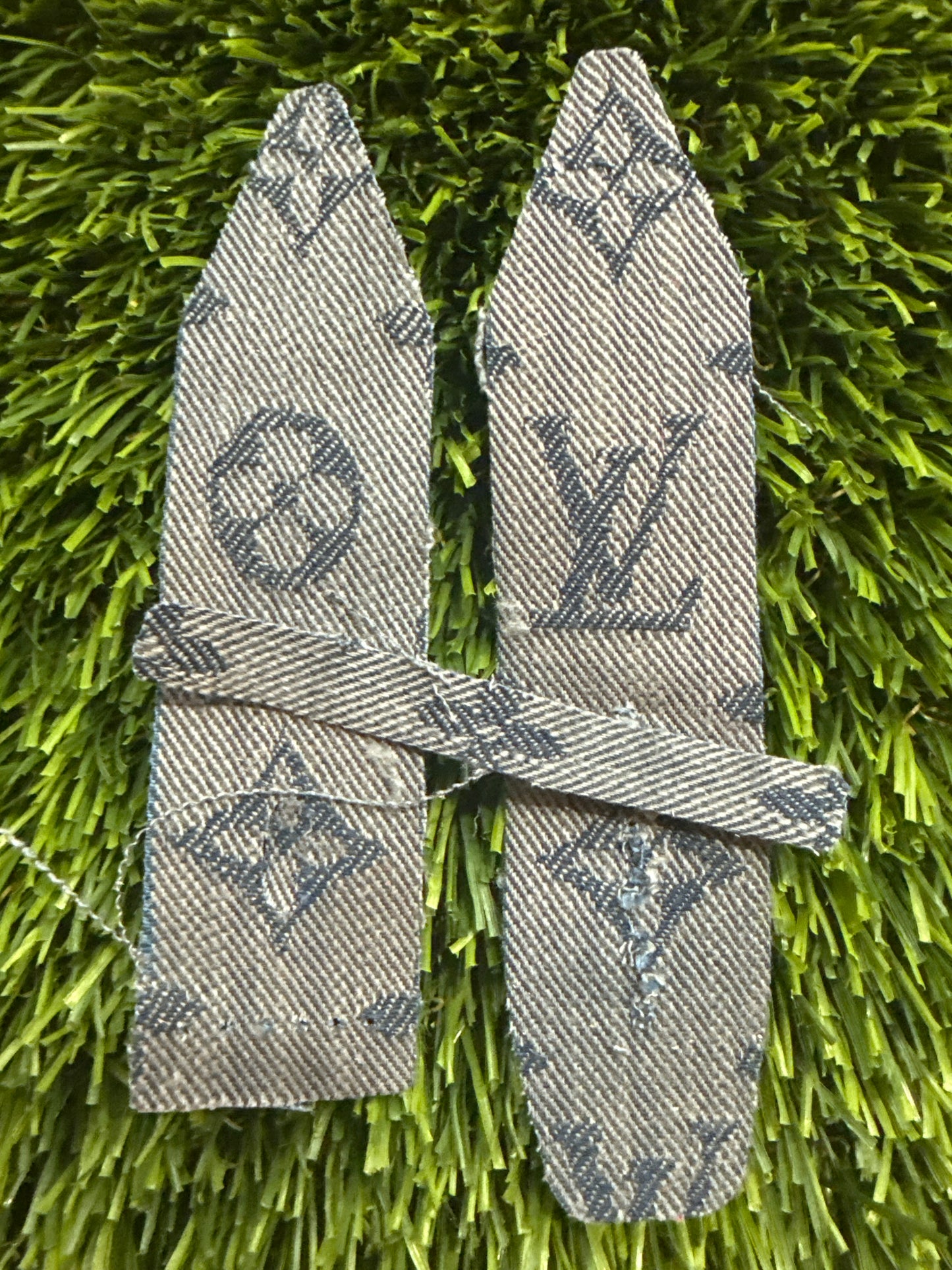 Blemished-LC-Beta-Authentic Upcycled LV Blue with Dark Blue Denim