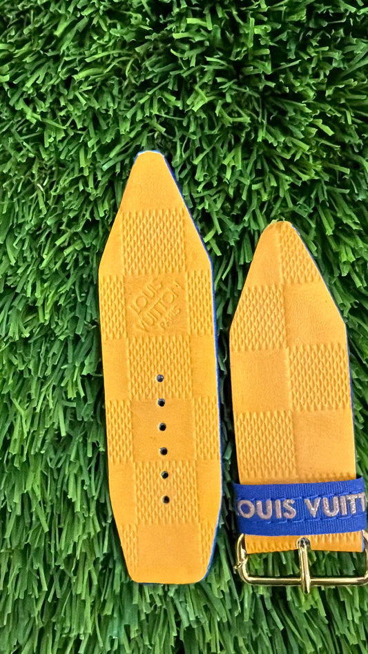 Blemished- OTD-Authentic Upcycled Mustard Damier Infini