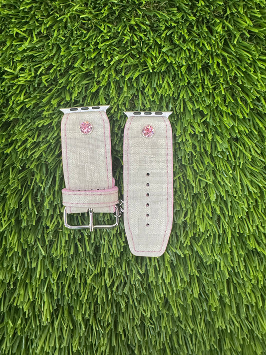 OTD- Alpha-Pink-Authentic Upcycled Ivory Fendi