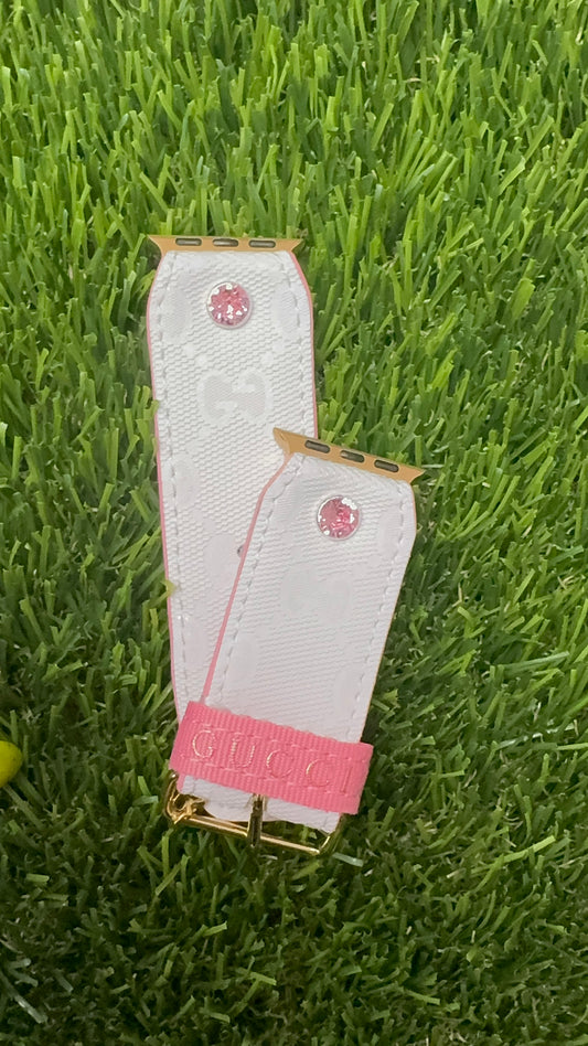 Customizable-Authentic Upcycled White GG Imprime