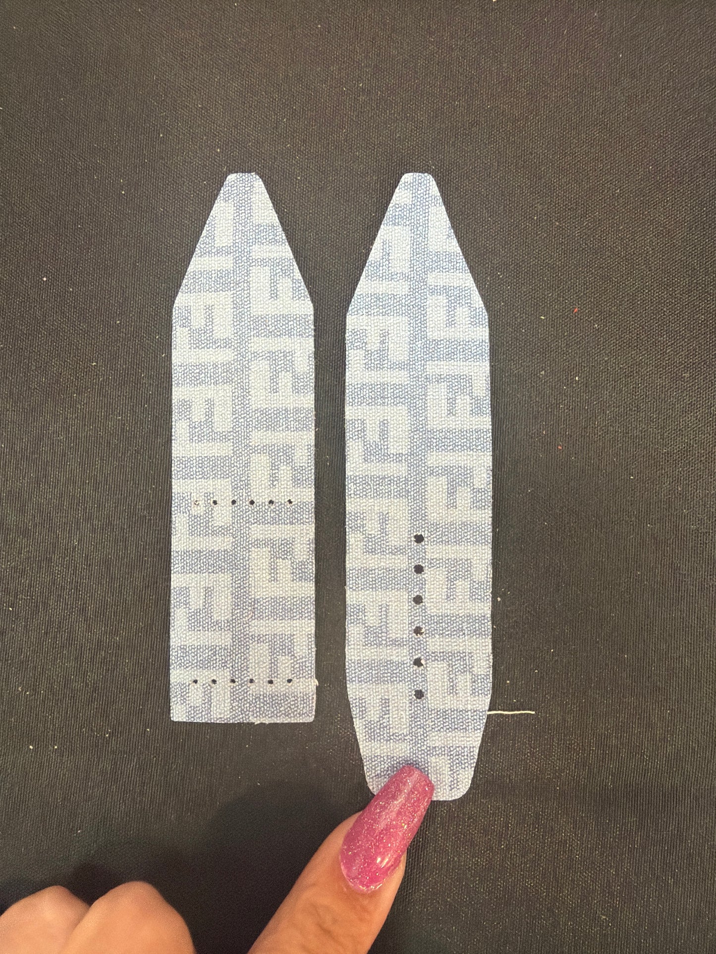 LC-Beta no logo-Authentic Upcycled Mini Denim Fendi