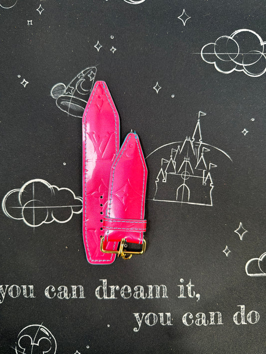 OTD Gamma-Upcycled Fuchsia LV Vernis with Turqouise