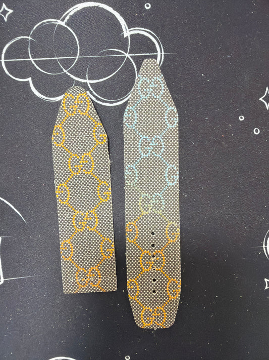 LC-Gamma-Orange/Blue-Authentic Upcycled Multicolored GG