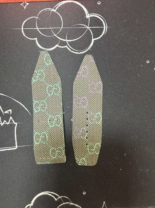 LC-Alpha Aqua/Purple-Authentic Upcycled Multicolored GG