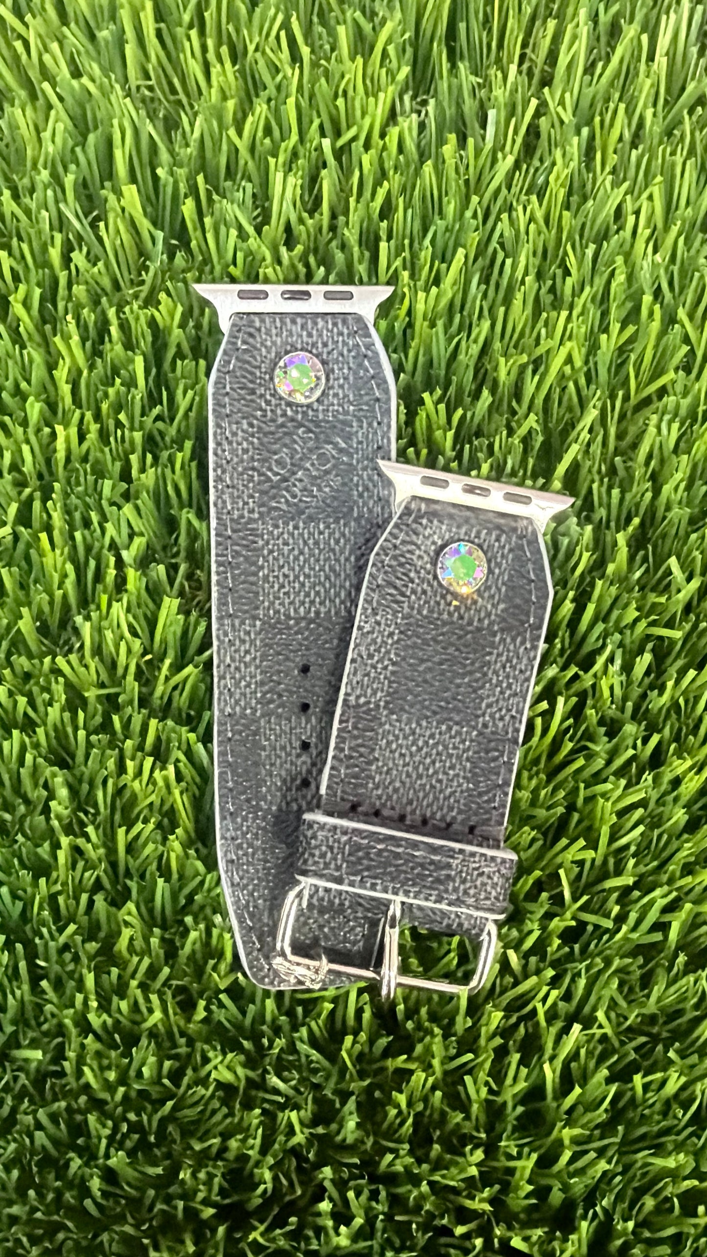 OTD-Beta- Black-Authentic LV Damier Graphite With Logo (Centered)