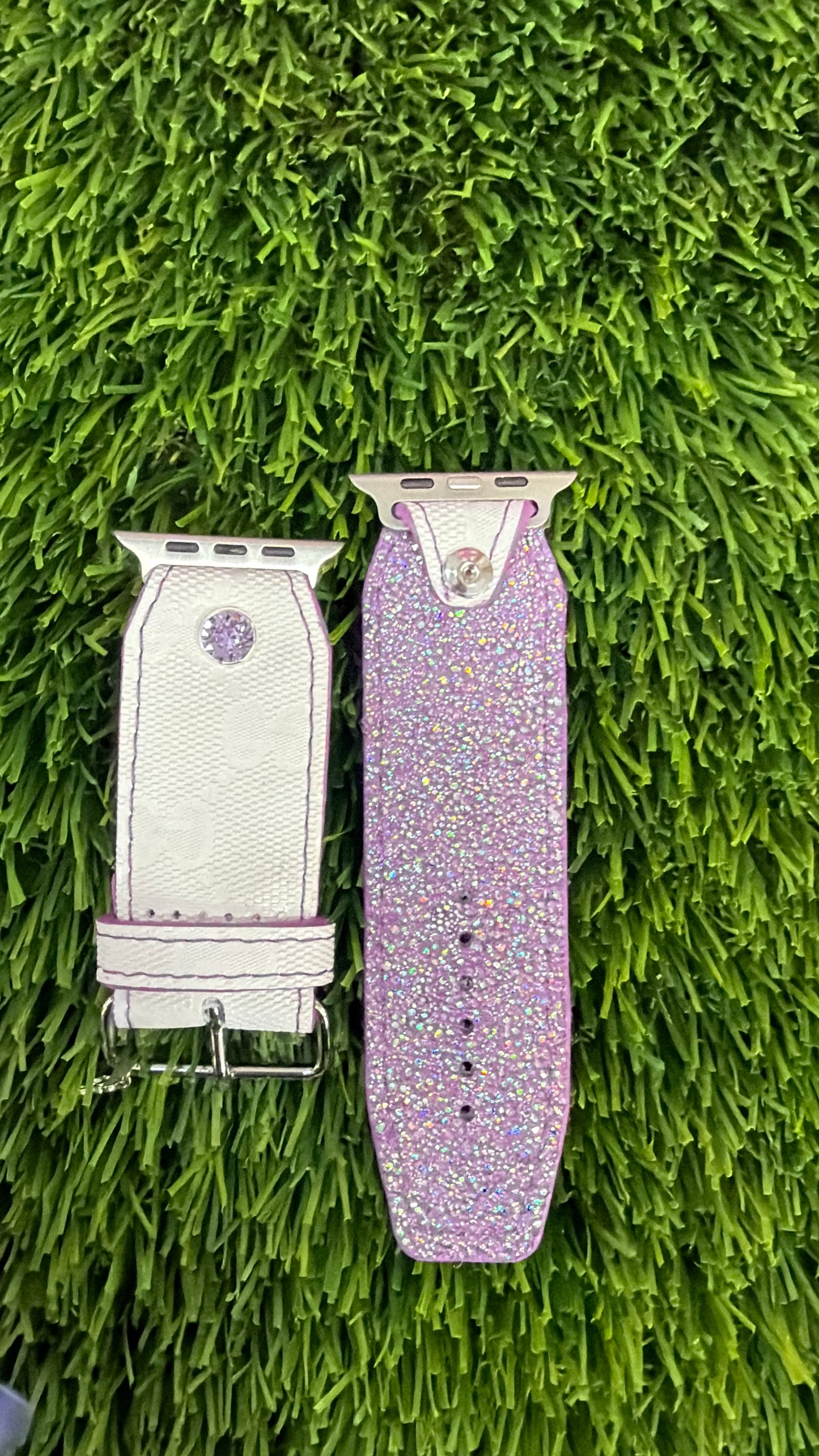 OTD-Authentic Upcycled White with Lavender GG Imprime