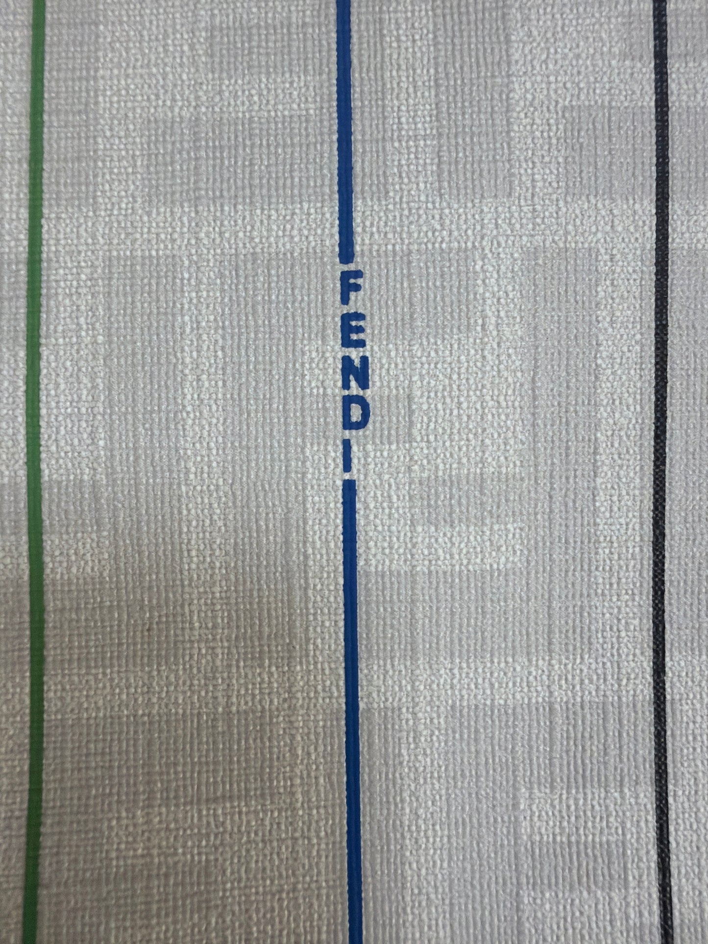 Authentic Upcycled Fendi White Rainbow Stripe