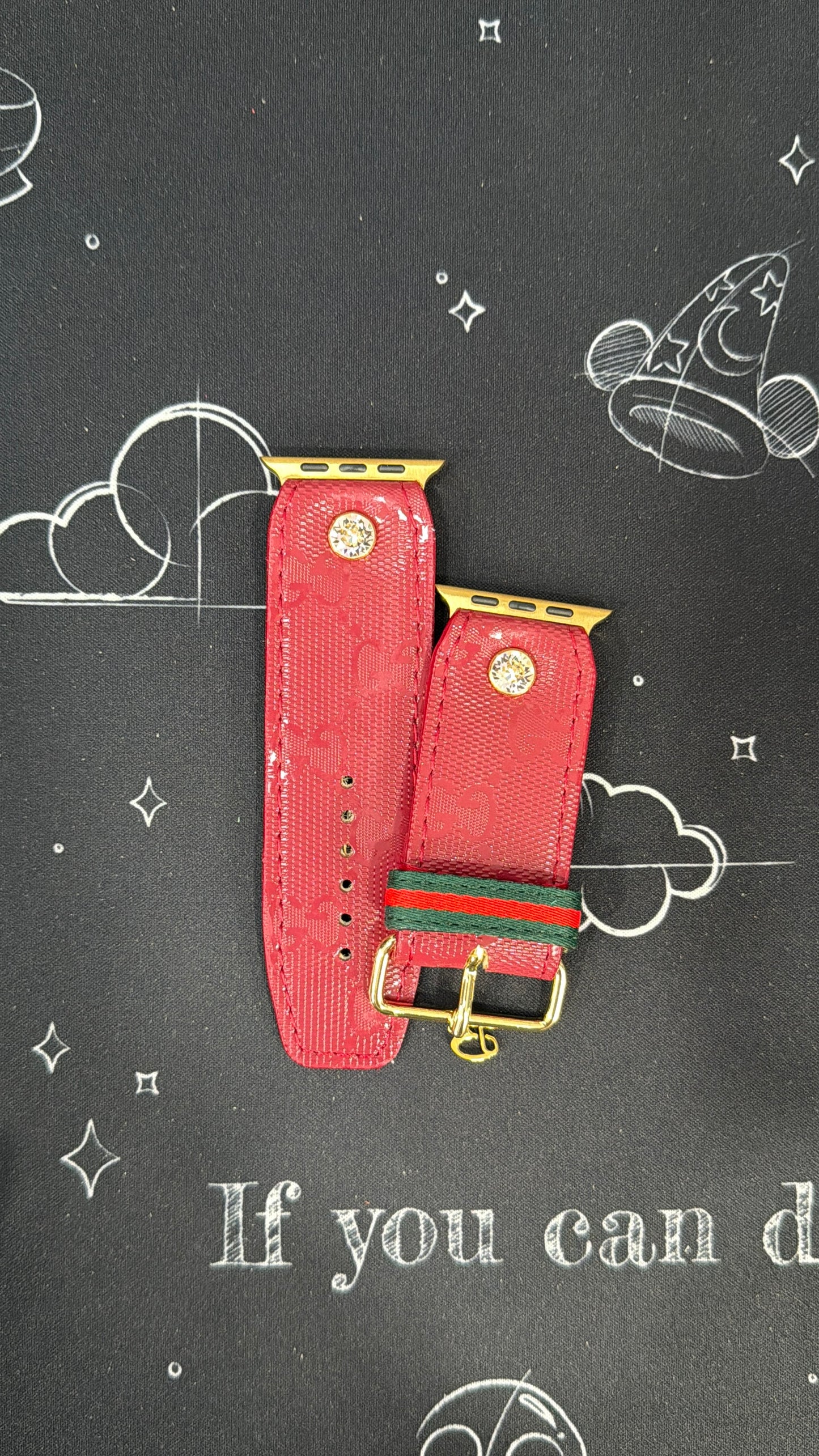 Authentic Upcycled Red GG Imprime