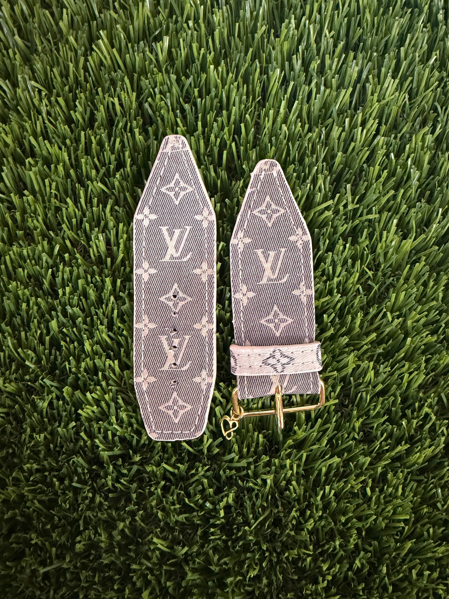 Blemished-OTD-Alpha-Authentic Upcycled LV Mini Lin Navy with Tan Monogram