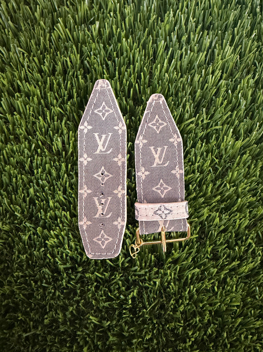 Blemished-OTD-Alpha-Authentic Upcycled LV Mini Lin Navy with Tan Monogram